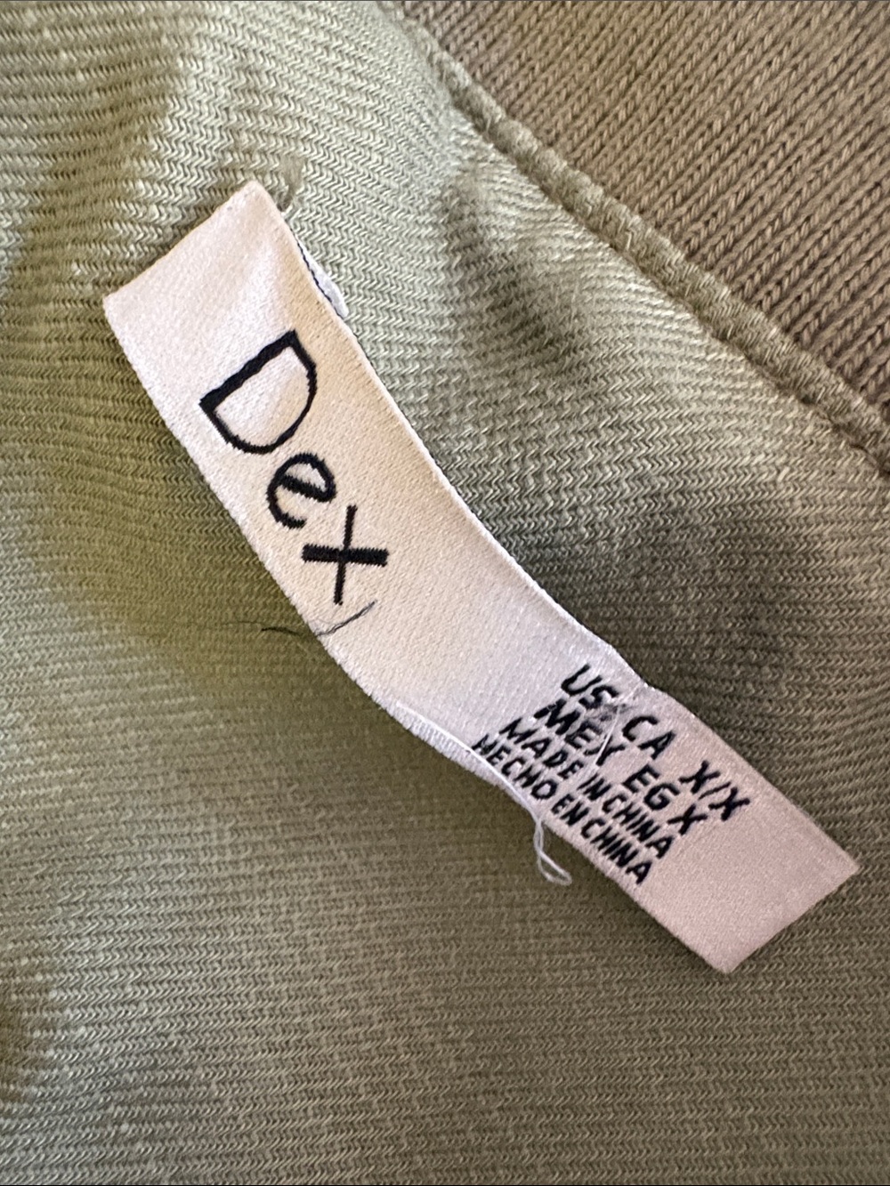 Dex Olive Green Long Utility Jacket. Cotton. TENCEL - Picture 3 of 10